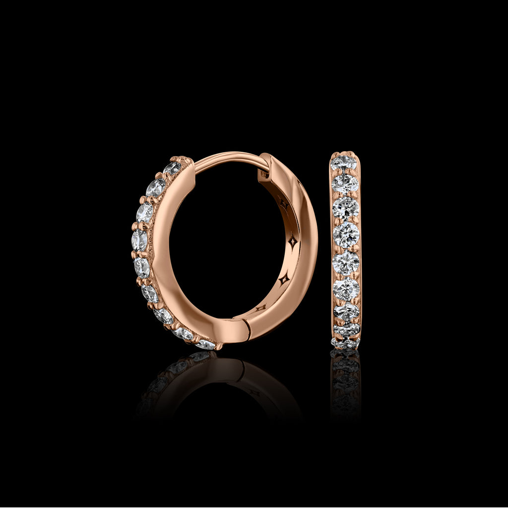 SMALL DIAMOND HUGGIES