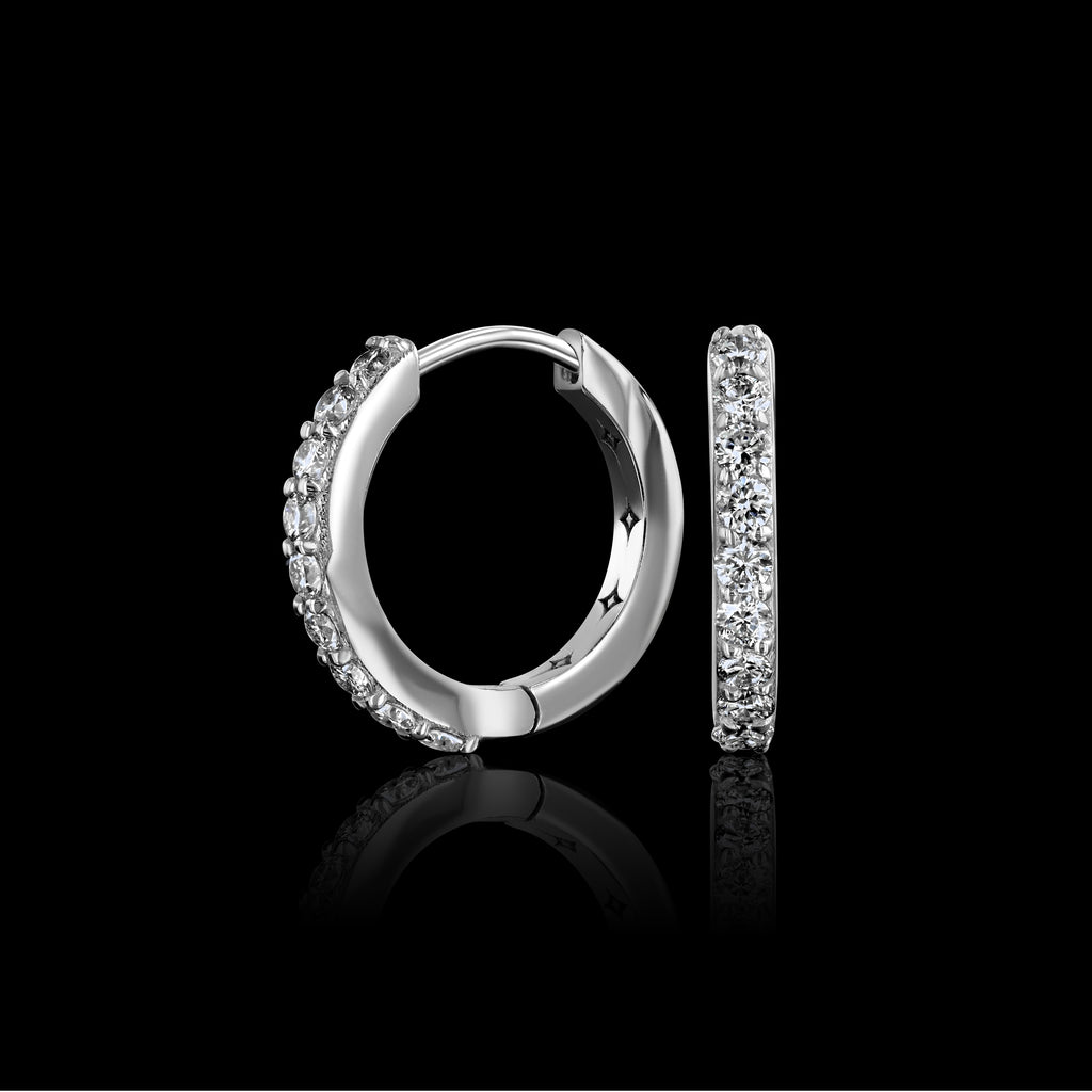 SMALL DIAMOND HUGGIES