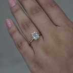 2ct Elongated Cushion Ring