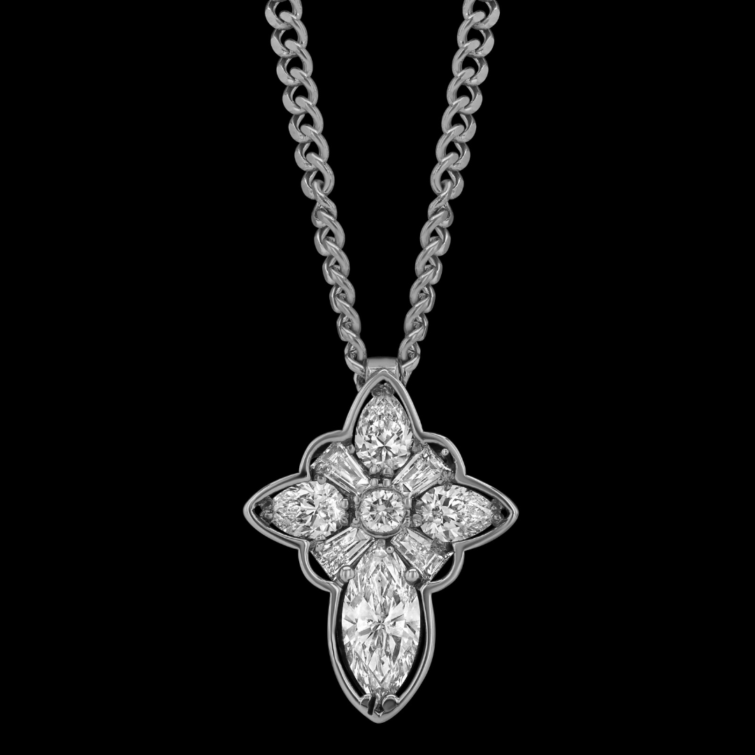 14K CROSS PENDANT
