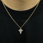 14K CROSS PENDANT